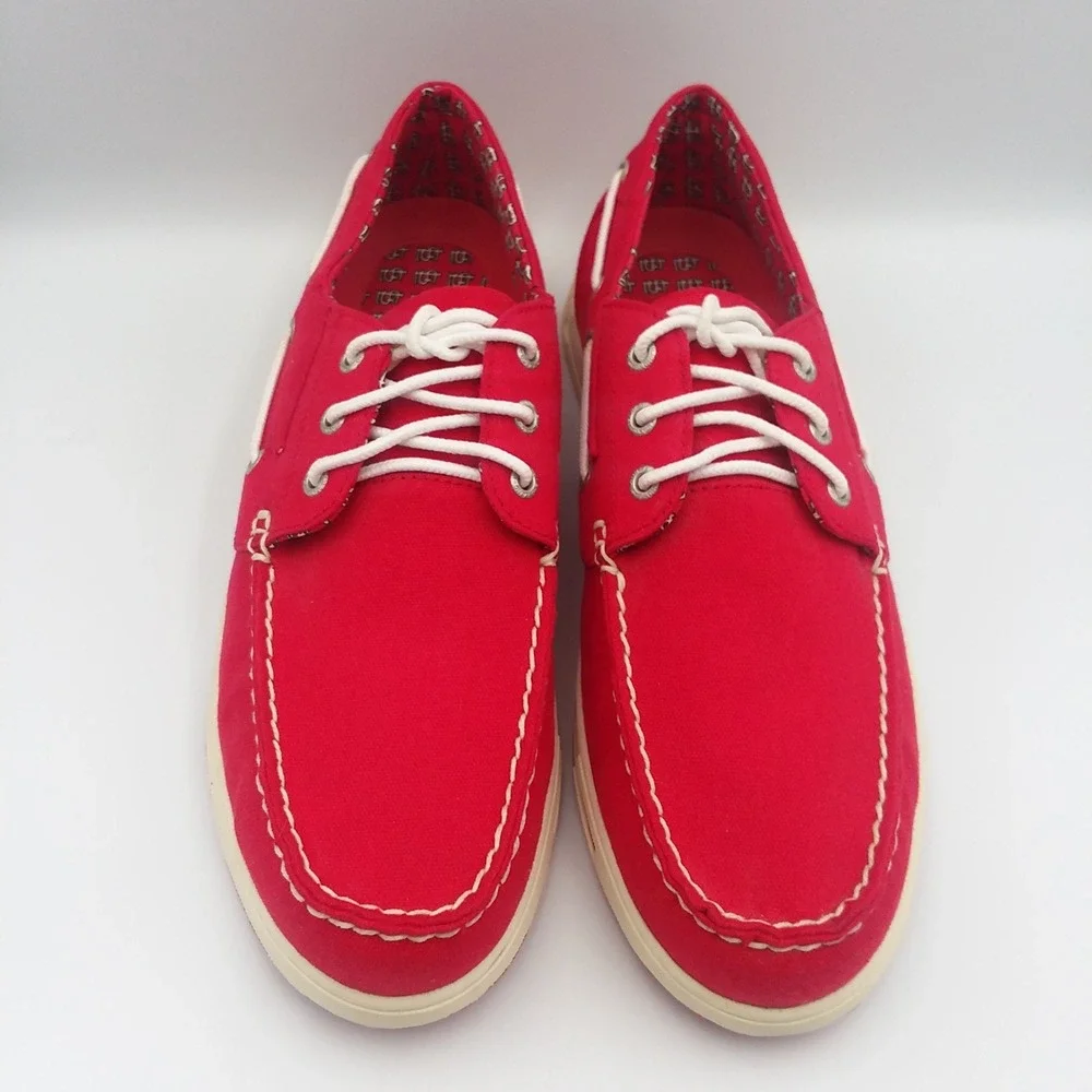 Eastland MLB St. Louis Cardinals Boat Shoes Deck Shoes Red US Size 12-12.5 EU 46